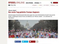 Bild zum Artikel: 'Women's March': Der erste Tag gehörte Trumps Gegnern