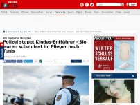 Bild zum Artikel: Am Flughafen München - Polizei stoppt Kindes-Entführer - Sie waren schon fast im Flieger nach Tunis
