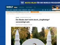 Bild zum Artikel: Muslimische Bestattungen: Der Boden darf nicht durch 'Ungläubige' verunreinigt sein