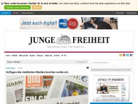 Bild zum Artikel: Auflagen der etablierten Medien brechen weiter ein