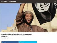 Bild zum Artikel: Persönlichkeits-Test: Bin ich ein radikaler Islamist?