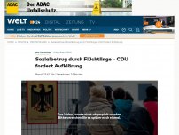 Bild zum Artikel: Niedersachsen: Sozialbetrug durch Flüchtlinge - CDU fordert Aufklärung