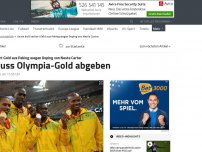 Bild zum Artikel: Bolt muss Olympia-Goldmedaille abgeben