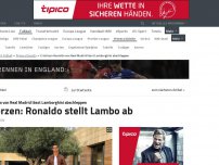 Bild zum Artikel: Schmerzen stoppen Ronaldo - Lamborghini abgeschleppt