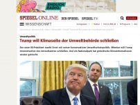 Bild zum Artikel: Umweltpolitik: Trump will Klimaseite der Umweltbehörde schließen