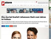 Bild zum Artikel: Leute von heute: Ehe-Aus bei Scarlett Johansson: Nach zwei Jahren ist Schluss