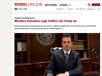 Bild zum Artikel: Mexikos Präsident sagt Treffen mit Trump ab