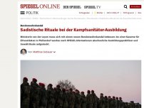 Bild zum Artikel: Bundeswehrskandal: Sex-Rituale bei der Kampfretter-Ausbildung