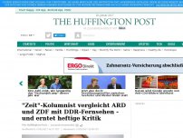 Bild zum Artikel: 'Zeit'-Kolumnist vergleicht ARD und ZDF mit DDR-Fernsehen - und erntet heftige Kritik