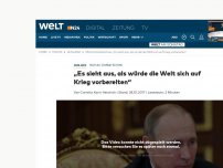 Bild zum Artikel: Michael Gorbatschow : 'Es sieht aus, als würde die Welt sich auf Krieg vorbereiten'