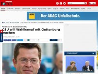 Bild zum Artikel: Rückkehr in deutsche Politik - CSU will Wahlkampf mit Guttenberg machen