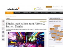 Bild zum Artikel: Flüchtlinge haben zum Alfons X keinen Zutritt