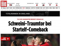 Bild zum Artikel: ManUnited besiegt Wigan 4:0 - Schweini-Traumtor bei Startelf-Comeback