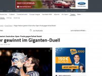 Bild zum Artikel: 18. Grand Slam! Federer gewinnt Giganten-Duell