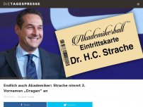 Bild zum Artikel: Endlich auch Akademiker: Strache nimmt 3. Vornamen „Dragan“ an