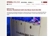 Bild zum Artikel: Reaktion auf Trump: Miniatur Wunderland zieht eine Mauer durch die USA