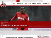 Bild zum Artikel: 1. FC Köln | Verfahren gegen Modeste eingestellt