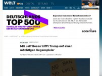 Bild zum Artikel: Mächtiger Amazon-Chef: Mit Jeff Bezos trifft Trump auf einen mächtigen Gegenspieler