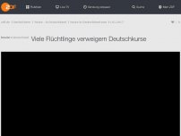 Bild zum Artikel: Viele Flüchtlinge verweigern Deutschkurse