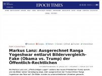 Bild zum Artikel: Markus Lanz: Ausgerechnet Ranga Yogeshwar entlarvt Bildervergleich-Fake (Obama vs. Trump) der Öffentlich-Rechtlichen