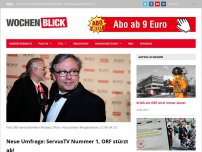 Bild zum Artikel: Neue Umfrage: ServusTV Nummer 1, ORF stürzt ab!