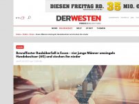 Bild zum Artikel: Bewaffneter Raubüberfall in Essen - vier junge Männer umzingeln Hundebesitzer (60) und stechen ihn nieder