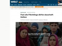 Bild zum Artikel: Bleiberecht von Flüchtlingen: Schutzstatus-Entzug ist in Deutschland nur Ausnahme