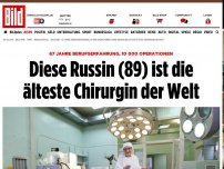 Bild zum Artikel: 10 000 Operationen - Russin (89) ist die älteste Chirurgin der Welt