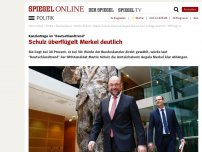 Bild zum Artikel: Kanzlerfrage im 'Deutschlandtrend': Schulz überflügelt Merkel deutlich