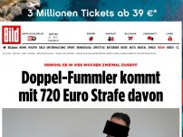 Bild zum Artikel: Zwei Taten in fünf Wochen - Doppel-Fummler kommt mit 420 Euro Strafe davon