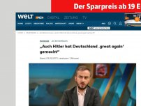 Bild zum Artikel: Jan Böhmermann: 'Auch Hitler hat Deutschland 'great again' gemacht'