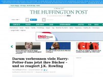 Bild zum Artikel: Darum verbrennen viele Harry-Potter-Fans jetzt ihre Bücher - und so reagiert J.K. Rowling