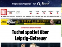 Bild zum Artikel: Geste nach Abseits-Treffer - Tuchel spottet über Leipzig-Betreuer