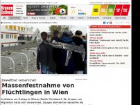 Bild zum Artikel: Wien: 22 Tschetschenen bei Großeinsatz verhaftet