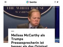 Bild zum Artikel: Melissa McCarthy als Trumps Pressesprecherin ist besser als das Original