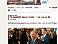 Bild zum Artikel: Emnid-Umfrage: SPD erreicht dank Schulz-Hype knapp 30 Prozent