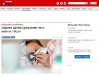 Bild zum Artikel: Grippewelle in Deutschland - Experte warnt: Symptome nicht unterschätzen