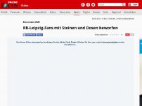 Bild zum Artikel: Eklat beim BVB - RB-Leipzig-Fans mit Steinen und Dosen beworfen