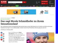Bild zum Artikel: Schmidhofer ist in St. Moritz sensationell auf Goldkurs