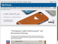 Bild zum Artikel: Pro-Migrations-Message auf Rechnungen in Restaurant