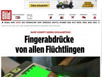 Bild zum Artikel: Kampf gegen Sozialbetrug - Fingerabdrücke von allen Flüchtlingen