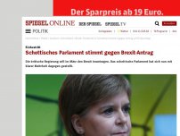 Bild zum Artikel: EU-Austritt: Schottisches Parlament stimmt gegen Brexit-Antrag