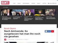 Bild zum Artikel: Barack Obama: Nach Amtsende – so ausgelassen hat man ihn noch nie gesehen