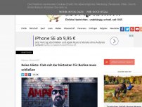 Bild zum Artikel: Keine Gäste: Club mit der härtesten Tür Berlins muss schließen