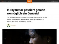 Bild zum Artikel: In Myanmar passiert gerade womöglich ein Genozid