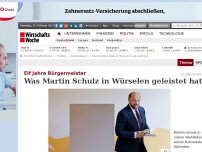 Bild zum Artikel: Elf Jahre Bürgermeister: Was Martin Schulz in Würselen geleistet hat