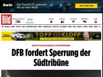 Bild zum Artikel: Nach Fan-Skandal in Dortmund - DFB fordert Sperre der Südtribüne