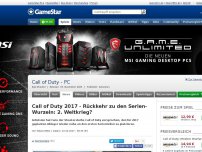 Bild zum Artikel: News: Call of Duty 2017 - Rückkehr zu den Serien-Wurzeln