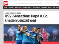 Bild zum Artikel: 3:0-Erfolg bei RB Leipzig | HSV-Sensation! Papa & Co. knallen Leipzig weg
