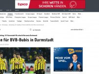 Bild zum Artikel: BVB-Bubis blamieren sich in Darmstadt
